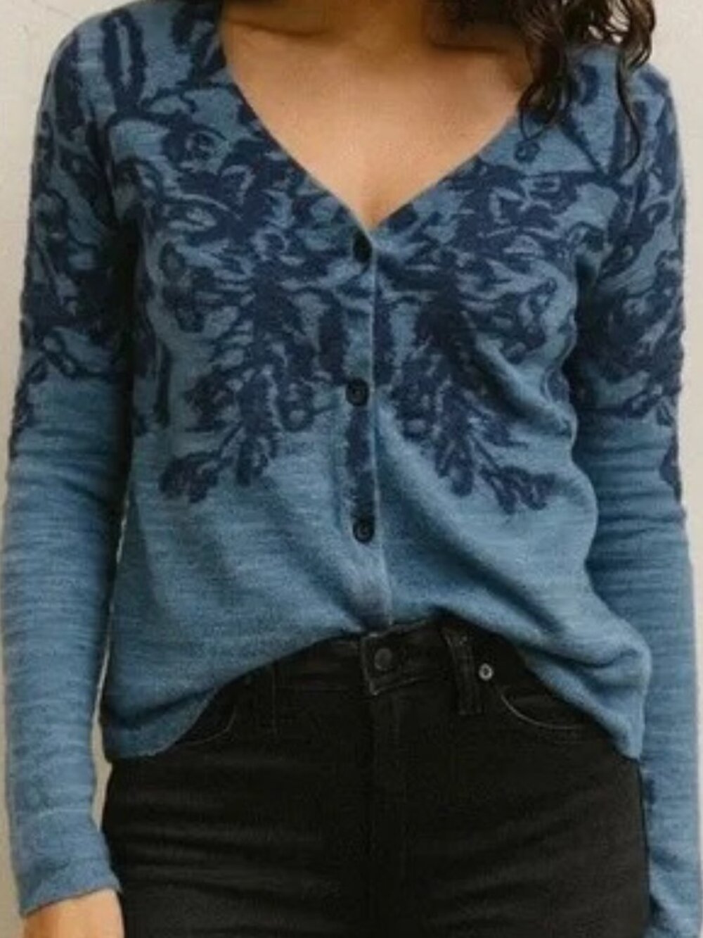 Anthropologie Moth Blue Cardigan s